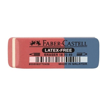 Faber Castell Faber-Castell 187040 gomma per cancellare Blu, Rosso 1 pezzo(i)