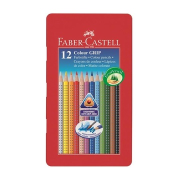 Faber Castell Faber-Castell Colour Grip pastello colorato 12 pezzo(i) Multi