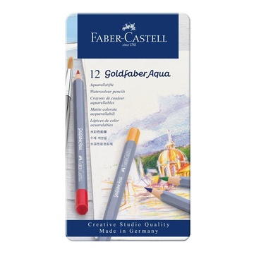 Faber Castell Faber-Castell Goldfaber Aqua pastello colorato 12 pezzo(i) Multicolore