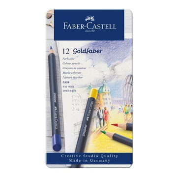 Faber Castell Faber-Castell Goldfaber Metal pastello colorato 12 pezzo(i) Multicolore