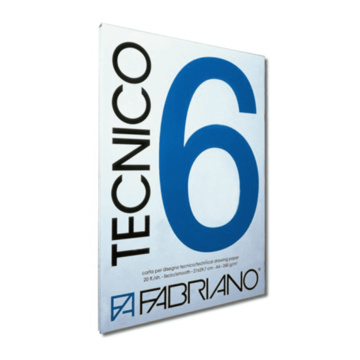 FABRIANO ALBUM TECNICO 6 LISCIO 20FF 240GR