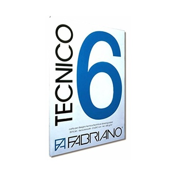 FABRIANO Album Tecnico 6 Ruvido 20FF 220gr B3 350 x 500 mm