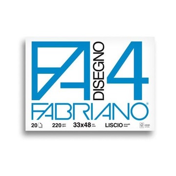 FABRIANO Blocco FA/4 20 Fogli 33 x 48 cm lisci