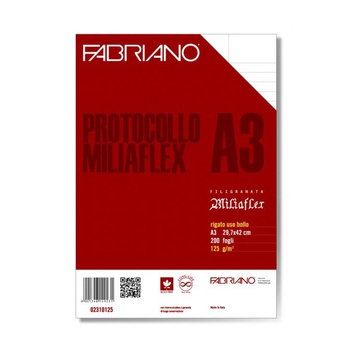 Protocollo miliaflex carta da disegno 200 fogli