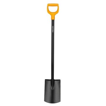 Fiskars 131403 Vanga Plastica, Acciaio Nero, Arancione