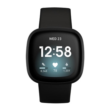 FitBit Versa 3 Smartwatch Cassa da 40 mm Nero, Alluminio SCATOLA APERTA