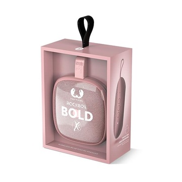 Rockbox Bold XS 5 W Portatile Bluetooth mono Rosa