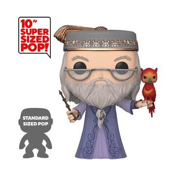 Funko Harry Potter - 110 Albus Dumbledore Silente With Fawkes 25 Cm