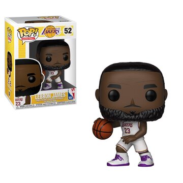 Funko POP NBA: Lakers - Lebron James (White Uniform)