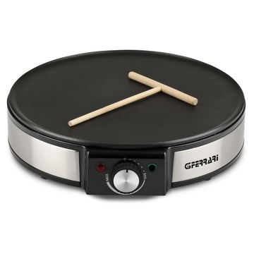 G3 FERRARI Profi-Crepe crepiera 1 crepe 1200 W Nero, Argento