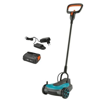 Gardena HandyMower Tagliaerba a spinta Batteria Nero, Blu, Arancione