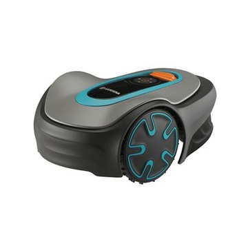 Gardena SILENO Minimo Tagliaerba robotizzato Batteria Blu, Grigio