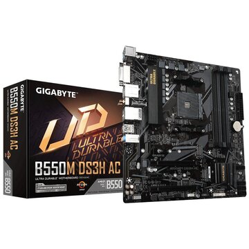 GigaByte B550M DS3H AC AMD B550 Socket AM4 ATX