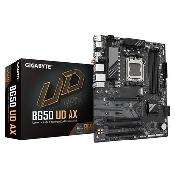 B650 ud ax scheda madre - supporta cpu amd ryzen serie 9000, vrm a 6+2+2 fasi, fino a 7600mhz ddr5 (oc), 1x pcie 5.0 + 2x pcie 4.0 m.2, lan gbe, wi-fi 6, usb 3.2 gen 2