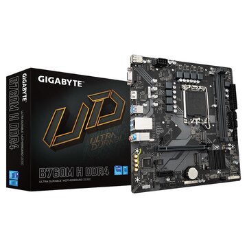 GigaByte B760M H DDR4 (rev. 1.0) Intel B760 Express LGA 1700 ATX