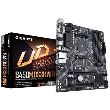 GigaByte GA-B450M-DS3H-WIFI AMD B450 Socket AM4 micro ATX