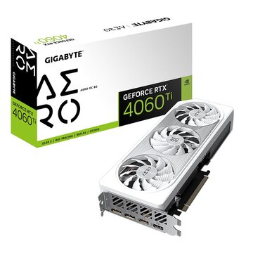 GigaByte GeForce RTX 4060 Ti AERO OC 8G NVIDIA 8 GB GDDR6