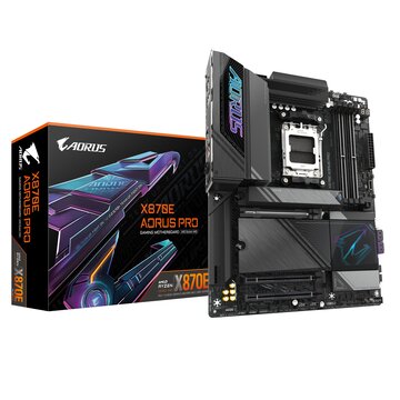 X870e aorus pro scheda madre - supporta cpu amd ryzen 9000, 16+2+2 fasi vrm digitali, fino a 8000mhz ddr5 (oc), 3xpcie 5.0 + 1xpcie 4.0, wi-fi 7, lan 2.5gbe, usb 4