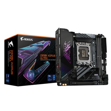 Z890i aorus ultra scheda madre - supporta cpu intel core ultra (serie 2), vrm a 8+1+2 fasi, fino a 8800mhz ddr5 (oc), 1xpcie 5.0 + 1xpcie 4.0, wi-fi 7, lan 2.5gbe, thunderbolt 4