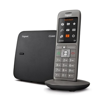 Gigaset CL660 Analog/DECT Telephone Antracite