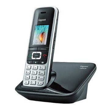 Premium 100 telefono dect identificatore di chiamata nero, argento