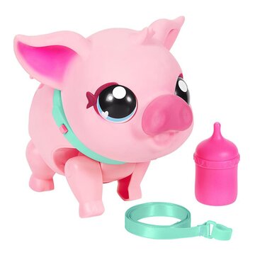 Giochi preziosi Little Live Pets My Pet Pig - Piggly Il mio piccolo maialino, animale interattivo che cammina, balla, mangia