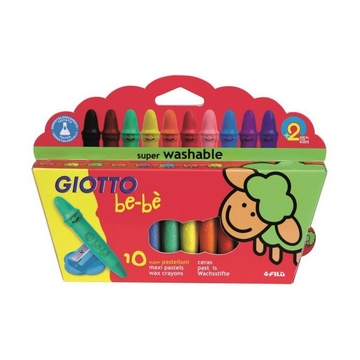 Giotto Be-Be Wax pastel Multicolore 10 pezzo(i)