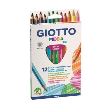 Giotto Mega Tri pastello colorato 12 pezzo(i) Multi