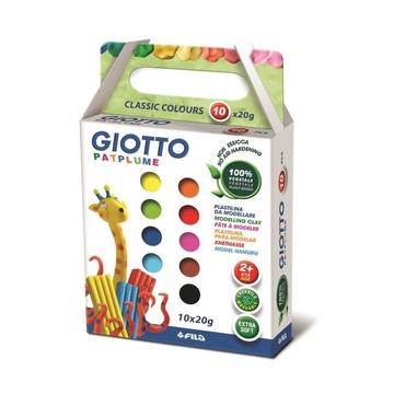 Giotto Patplume Argilla da modellare Multicolore 20 g 10 pezzo(i)