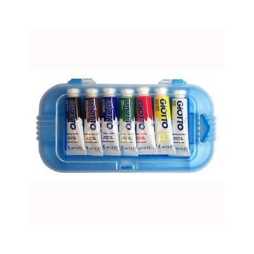 Giotto Témpera Extra Nero, Blu, Marrone, Verde, Rosso, Bianco, Giallo 7,5 ml Tubo