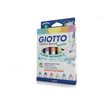 Giotto Turbo Giant Pastel marcatore Multicolore 6 pezzo(i)