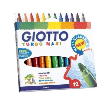 Giotto Turbo Maxi Marcatore Marrone 12 pz