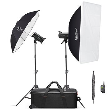 Godox Kit Monotorce SK-400 II V con lampada pilota a Led