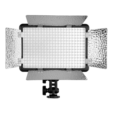 Led flash lf308bi bicolor 3300-5600k con alette