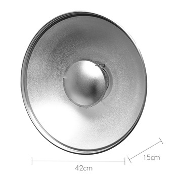 Parabola beauty dish silver 42cm