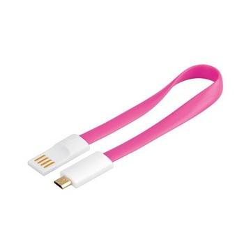 Usb 2.0 a/micro-b 0.2m 0.2m usb a micro-usb b maschio maschio rosa cavo usb