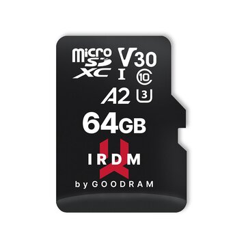 GOODRAM MICROCARD IRDM M2AA A2 64 GB MicroSDHC UHS-I