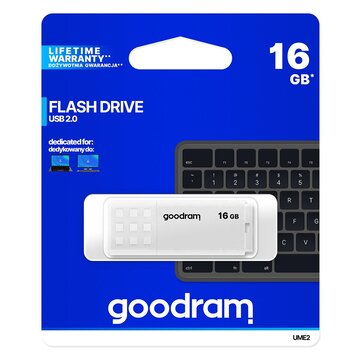 GOODRAM UME2 USB 16 GB USB A 2.0 Bianco