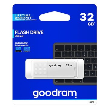 GOODRAM UME2 USB 32 GB USB A 2.0 Bianco