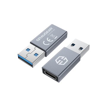 G-ad-cta-10g adattatore per inversione del genere dei cavi usb-a usb-c argento