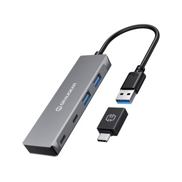 G-hub2a2c-ac hub di interfaccia usb 3.2 gen 1 (3.1 gen 1) type-a + type-c 5000 mbit/s argento