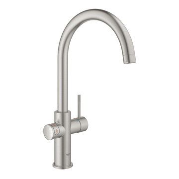 Grohe 30083DC1 Red Duo MonoComando 360° Acciaio Spazzolato + Boiler