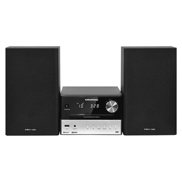 Grundig CMS 3000 BT DAB+ Microsistema 30W Nero, Argento