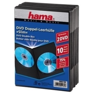 Hama DVD Slim Double-Box 10