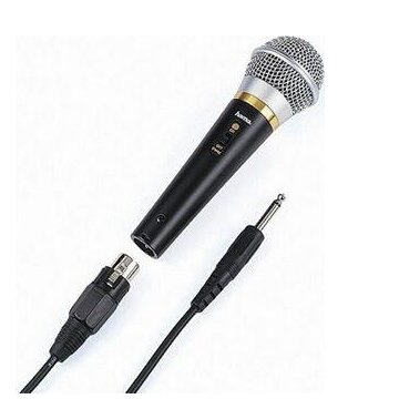 Hama Microfono Dynamic "DM-60" Cardioide Mono 6,35 mm XLR 3 mt