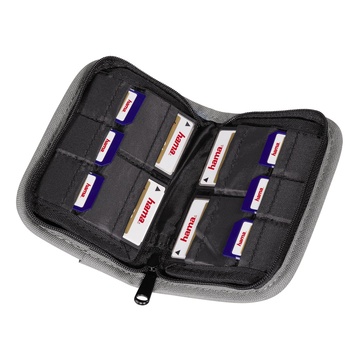 Hama Multi Card Case Mini Nylon Nero custodia per scheda di memoria