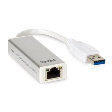 Hamlet Adattatore Ethernet LAN GIGA USB 3.0