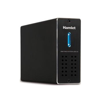 Hamlet BOX HDD 2.5 2 BAY RAID SYSTEM USB 3.0