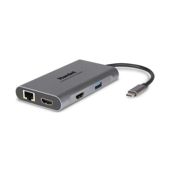 Hamlet HDKC-PD400H Cablato USB 3.2 Gen 1 (3.1 Gen 1) Type-C Grigio