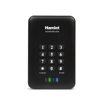 Hamlet Password Disk USB 3.0 2,5'' 32GB Nero